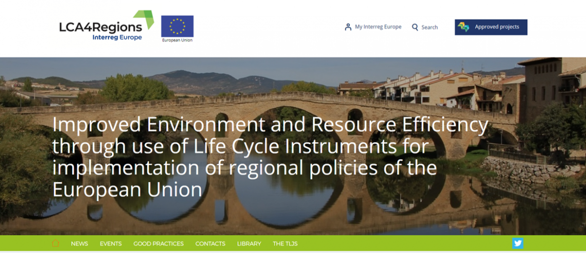 Pubblicate le buone pratiche individuate nel progetto Interreg Europe LCA4Regions