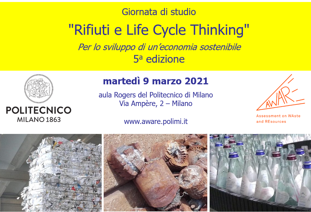 5a giornata di studio “Rifiuti e Life Cycle Thinking” – disponibili le presentazioni